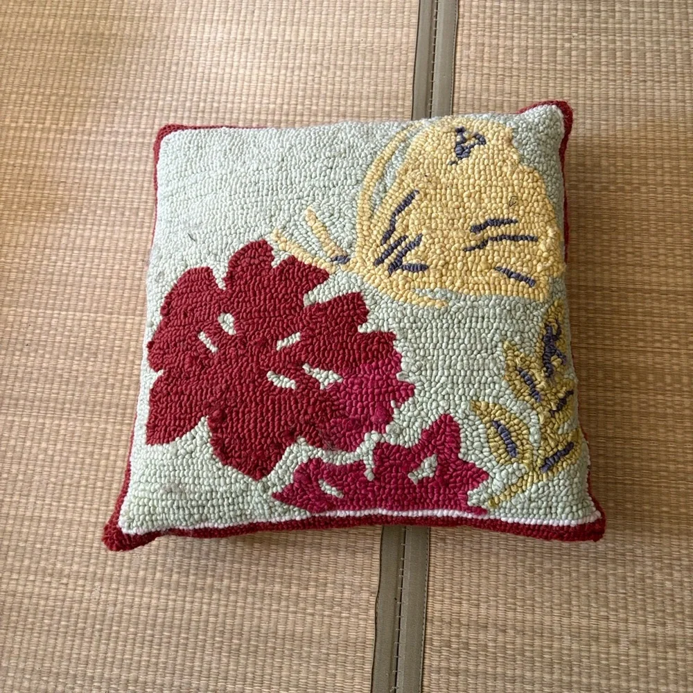 Floral Accent Pillow - Multicolor